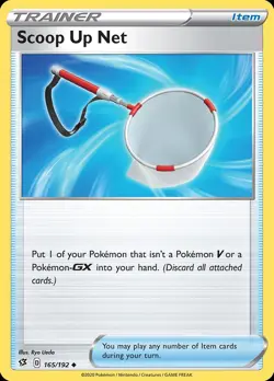 Pokemon Scoop Up Net (165/213) Rebel Clash LP - Image 1
