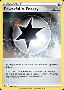 Pokemon Powerful Colorless Energy (176/209) Darkness Ablaze LP REVERSE HOLO - Image 1