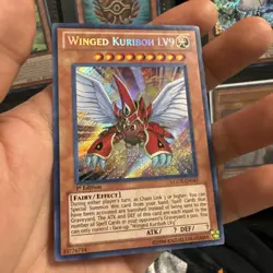 Winged Kuriboh LV9 LCGX-EN043 Secret Rare 1st Edition Yugioh TCG LP - Image 1