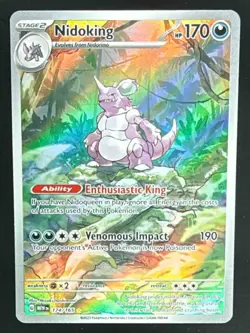 A. 2023 Pokemon Gaming SV 151 - MEW EN Nidoking #174/165 - Image 1
