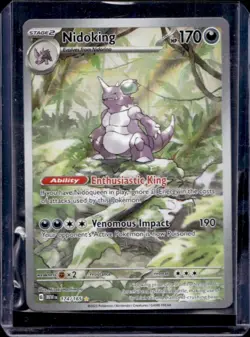 2023 Pokemon SV 151 MEW EN Nidoking #174/165 - Image 1