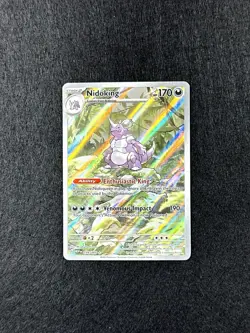 2023 Pokemon SV 151 MEW EN Nidoking #174/165 Illustration Rare - Image 1