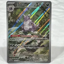 2023 Pokemon SV 151 MEW EN Nidoking #174/165 - Image 1
