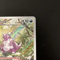 2023 Pokemon SV 151 MEW EN Nidoking #174/165 - Image 4