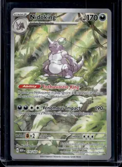 2023 Pokemon SV 151 MEW EN Nidoking #174/165 - Image 1