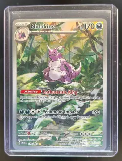 2023 Pokemon SV 151 MEW EN Nidoking #174/165 - Image 1