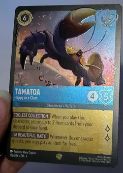 Disney Lorcana TCG - Archazia's Island: Tamatoa (162/204) - Legendary Foil - NM - Image 4