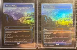 x2 Mistrise Village Borderless FOIL MTG Tarkir Dragonstorm NM - Image 1