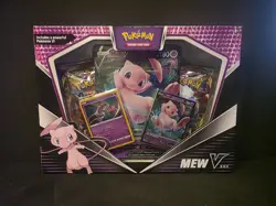 Pokemon TCG Mew V Box New & Factory Sealed Box - Mewtwo Cosmic Holo SWIRL Promo - Image 1