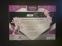 Pokemon TCG Mew V Box New & Factory Sealed Box - Mewtwo Cosmic Holo SWIRL Promo - Image 3