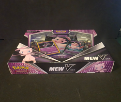 Pokemon TCG Mew V Box New & Factory Sealed Box - Mewtwo Cosmic Holo SWIRL Promo - Image 5