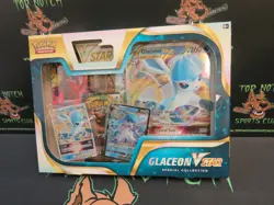 POKEMON TCG GLACEON V STAR FACTORY SEALED BOX FUSION STRIKE 5 BOOSTER PACKS CG4 - Image 1