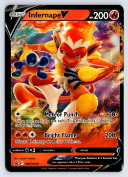 Infernape V Jumbo Oversized Sword & Shield Promo Pokemon Cards SWSH252 NM/NP - Image 1