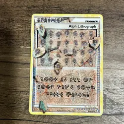 Pokemon 2010 Alph Lithograph HGSS Triumphant #FOUR NM - Image 1