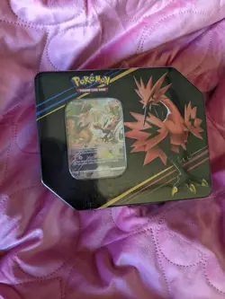 Pokemon TCG Crown Zenith Tin. Galarian Zapdos. Brand new and factory sealed. - Image 1