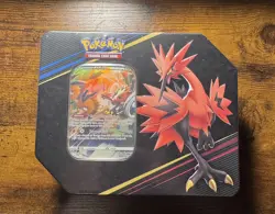 Pokemon TCG: Crown Zenith Tin Galarian Zapdos New-Factory Sealed - Image 1