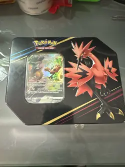 Pokemon TCG: Crown Zenith Tin Galarian Zapdos New - Factory Sealed 5 packs - Image 1