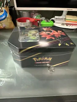 Pokemon TCG: Crown Zenith Tin Galarian Zapdos New - Factory Sealed 5 packs - Image 2