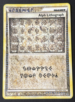 Alph Lithograph TWO Pokemon Unleashed Ultra Rare Card (NEAR MINT) - Image 1