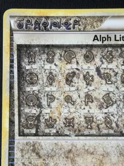 Alph Lithograph TWO Pokemon Unleashed Ultra Rare Card (NEAR MINT) - Image 3
