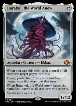 1x Emrakul, the World Anew NM-Mint, English Modern Horizons 3 MTG Magic - Image 1