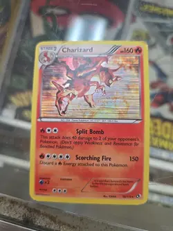 Pokemon Charizard Holo Trading Card Scorching Fire 150 HP 19/113 - Image 1