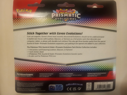 Pokemon Prismatic Evolutions Tech Sticker Collection Sealed Sylveon + 20 cards - Image 2