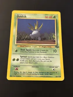 Pokemon TCG Jungle 5 Card Lot Eevee Rhyhorn Tauros Oddish Exeggutor 1999 - Image 4