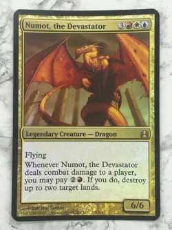 Numot , The Devastator - MTG OVERSIZED Foil Magic The Gathering Commander - Image 1