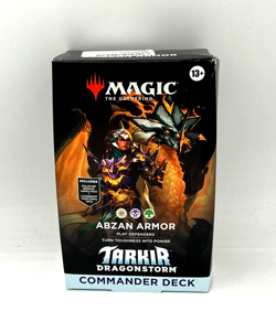 Magic: The Gathering Tarkir: Dragonstorm Commander Deck Abzan Armor US STOCK - Image 1