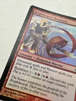 Brighthearth Banneret x1 *FOIL* MTG Morningtide 1x Magic Very Good Modrate Play - Image 3