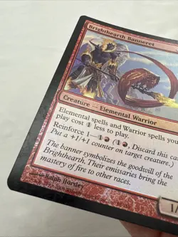 Brighthearth Banneret x1 *FOIL* MTG Morningtide 1x Magic Very Good Modrate Play - Image 4