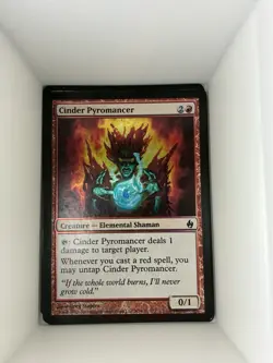 Cinder Pyromancer - Foil PD2. MTG. M17 - Image 1