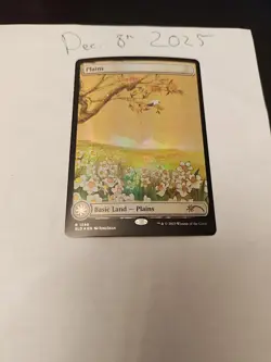 Plains (1399) Secret Lair Drop Foil Land NM Basic Land - Image 1