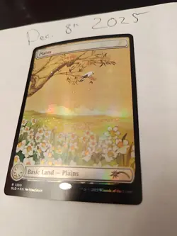 Plains (1399) Secret Lair Drop Foil Land NM Basic Land - Image 3
