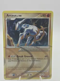Pokemon TCG Arceus AR8 LV. 100 Platinum Holo Rare 2009 Edition - Image 1