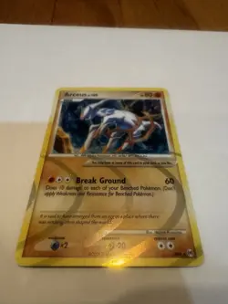 Pokemon TCG Arceus LV. 100 AR8 Platinum Rare Holo Card NM Condition - Image 1