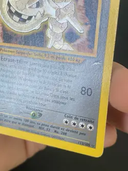 CARTE POKEMON STEELIX BRILLANT 112/105 FR SECRETE WIZARDS NEO DESTINY - TBE/EXC - Image 4