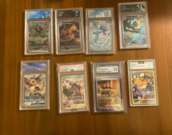 Lot de 8 cartes Pokemon Gradees - PCA - Collect Aura - PSA - CGC - JP - FR - Image 1