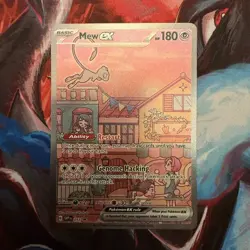 Mew ex SVP 053 Pokemon TCG Scarlet Violet 151 Black Star Promo Full Art Card - Image 1
