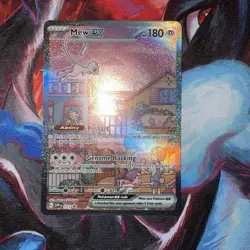 Mew ex SVP 053 Pokemon TCG Scarlet Violet 151 Black Star Promo Full Art Card - Image 2