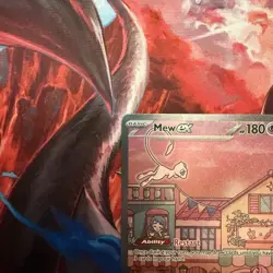 Mew ex SVP 053 Pokemon TCG Scarlet Violet 151 Black Star Promo Full Art Card - Image 5