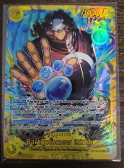 Namco One Piece Bartholomew Kuma OP12-119 Foil Secret Rare - Image 1