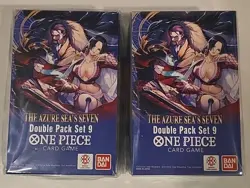 2x One Piece Double Pack The Azure Sea’s Seven Booster DP-09 English x2 - Image 1