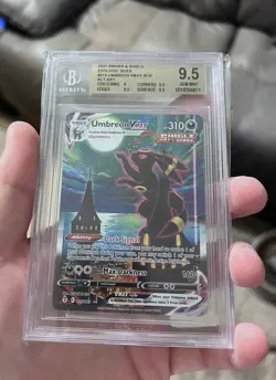 2021 Evolving Skies Umbreon VMAX 215 Alt Art Secret Rare BGS 9.5 Gem Mint - Image 1