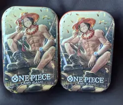 IN HAND! 2 Tins! ONE PIECE CARD - TIN PACK SET VOL. 2 TS-02, OP13 SEALED - Image 1