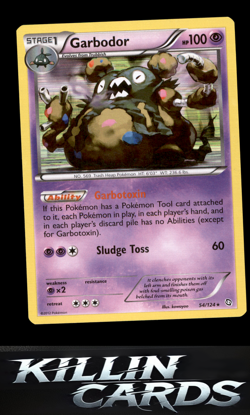 Garbodor 54/124 Pokemon Holo Rare Dragons Exalted Card LP - Image 1