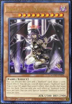 Darklord Ixchel MAGO-EN106 Maximum Gold 1st Edition - Yugioh Card - Image 1