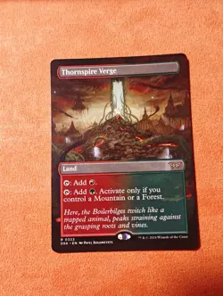 Thornspire Verge (Borderless) Duskmourn: House of Horror Regular - Image 1