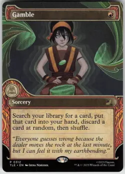 MTG Gamble (Showcase) Normal NM Avatar: The Last Airbender: Magic 312 - Image 1